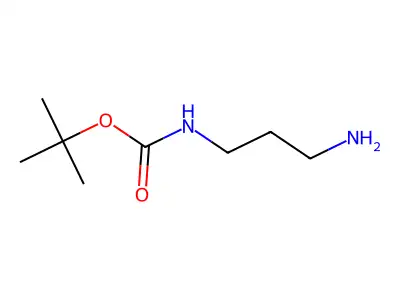 tert-Butyl (3-aminopropyl)carbamate structure
