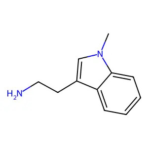 1-甲基-1H-吲哚-3-乙胺 structure