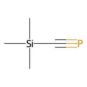 1-Phosphaethyne, 2-(trimethylsilyl)- structure