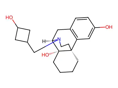 Hydroxybutorphanol structure
