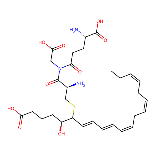Leukotriene C-5 structure