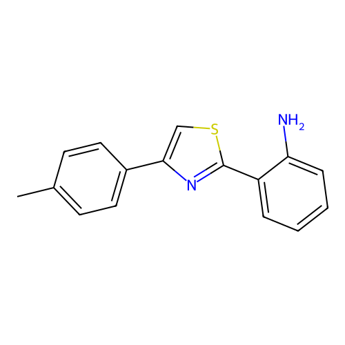 2-[4-(4-Methylphenyl)-1,3-thiazol-2-yl]aniline structure