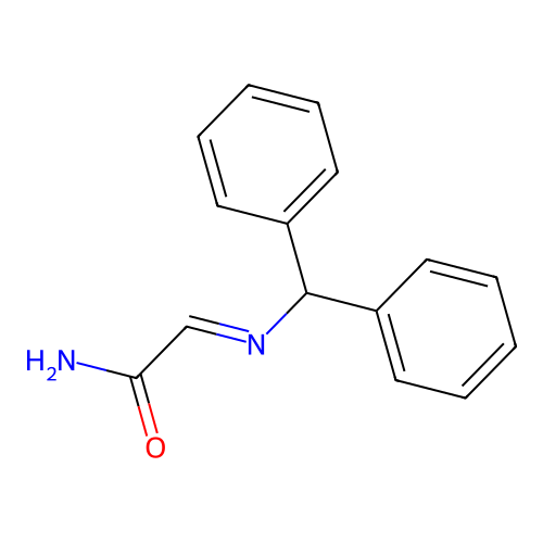 Acetamide, 2-[(diphenylmethyl)imino]- structure