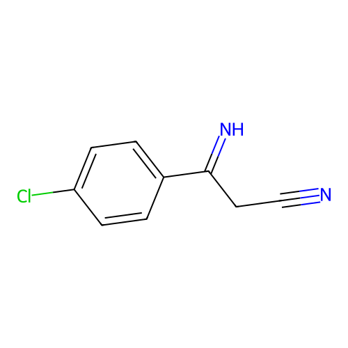 3-(4-Chlorophenyl)-3-iminopropanenitrile structure
