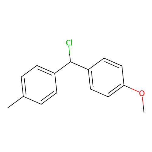 Anisole, p(alpha-chloro-p-methylbenzyl)- structure