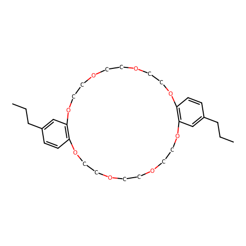 2,16-dipropyl-6,7,9,10,12,13,20,21,23,24,26,27-dodecahydrodibenzo[b,n][1,4,7,10,13,16,19,22]octaoxacyclotetracosine structure