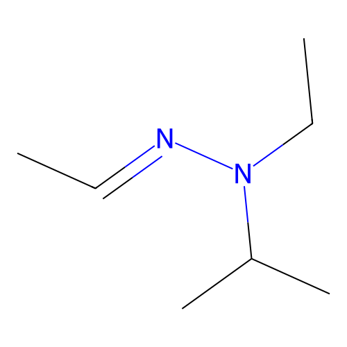 N-ethyl-N-(ethylideneamino)propan-2-amine structure