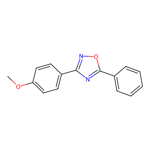 3-(4-Methoxyphenyl)-5-phenyl-1,2,4-oxadiazole structure