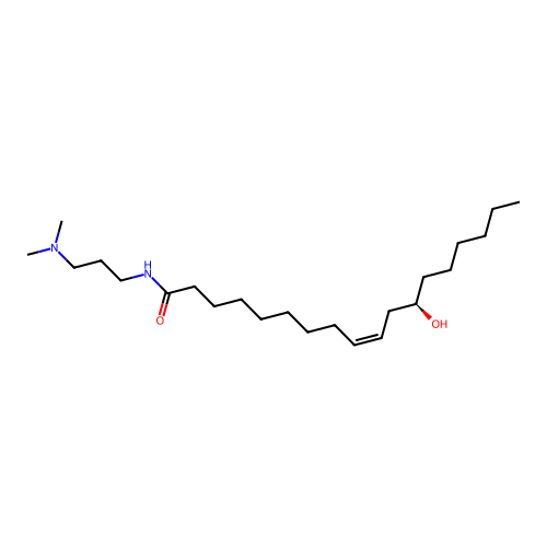 Ricinoleamidopropyl Dimethylamine structure