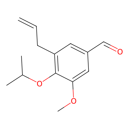 3-Allyl-4-isopropoxy-5-methoxy-benzaldehyde structure