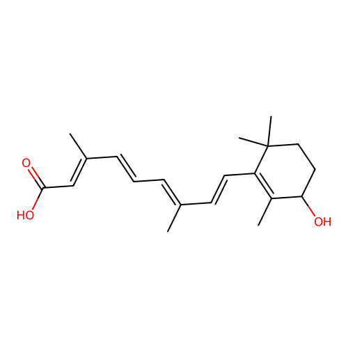 4-Hydroxy-13-cis-retinoic acid structure