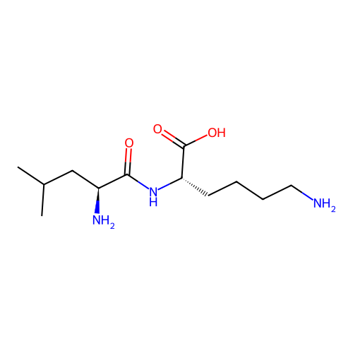 Leucyl-lysine structure