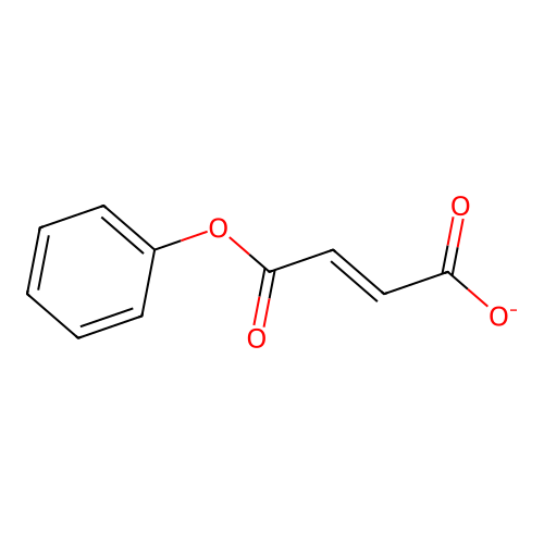 (2E)-4-Oxo-4-phenoxybut-2-enoate structure