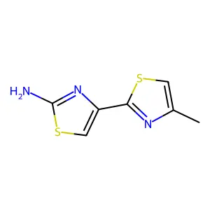 4-Methyl-2,4'-bithiazol-2'-amine structure