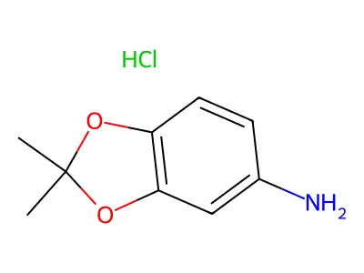 2,2-dimethyl-2H-1,3-benzodioxol-5-amine structure