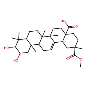 Pokeberrygenin structure