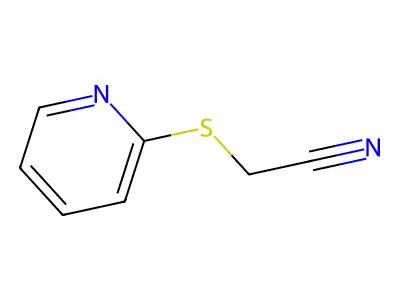 Pyridine-2-thioacetonitrile structure