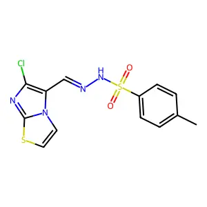 2,3-diidro-5-formil-6-metilimidazo<2,1-b>tiazolo structure