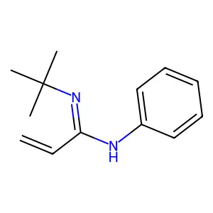 N'-tert-butyl-N-phenylprop-2-enimidamide structure