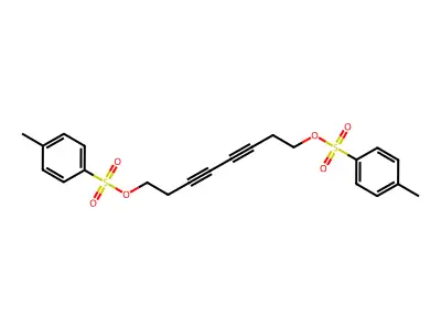 3,5-Octadiyne-1,8-diol, 1,8-bis(4-methylbenzenesulfonate) structure