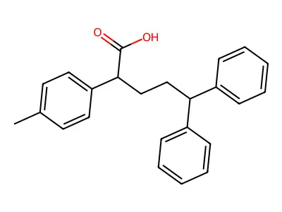 Benzenepentanoic acid, alpha-(4-methylphenyl)-delta-phenyl- structure