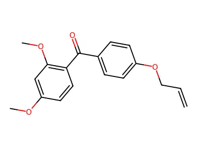 Methanone, (2,4-dimethoxyphenyl)(4-(2-propenyloxy)phenyl)- structure
