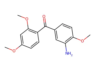 Methanone, (3-amino-4-methoxyphenyl)(2,4-dimethoxyphenyl)- structure