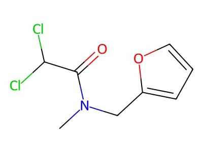 Acetamide, 2,2-dichloro-N-(2-furanylmethyl)-N-methyl- structure