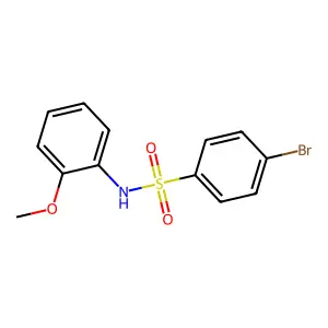 4-bromo-N-(2-methoxyphenyl)benzenesulfonamide structure