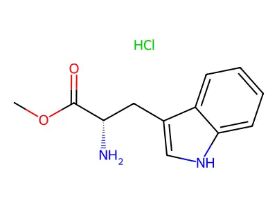 2-amino-3-(1H-indol-3-yl)propanamide hydrochloride structure