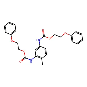 Bis(2-phenoxyethyl) N,N'-(4-methyl-1,3-phenylene)biscarbamate structure