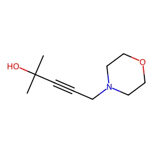 3-Pentyn-2-ol, 2-methyl-5-(4-morpholinyl)- structure