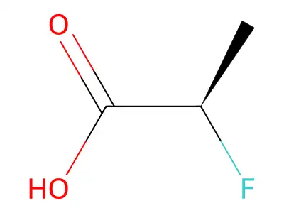 2-Fluoropropionic acid structure