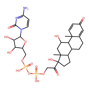 1(beta)-D-Arabinofuranosylcytosine-5'-diphosphate prednisolone structure