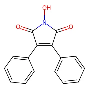 1-hydroxy-3,4-diphenyl-1H-pyrrole-2,5-dione structure