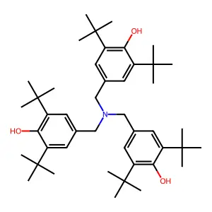 4,4',4''-[Nitrilotris(methylene)]tris[2,6-bis(1,1-dimethylethyl)phenol] structure