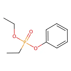 Phosphonic acid, ethyl-, ethyl phenyl ester structure