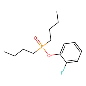 1-Dibutylphosphoryloxy-2-fluorobenzene structure