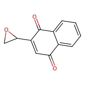 2-(Oxiran-2-yl)naphthalene-1,4-dione structure