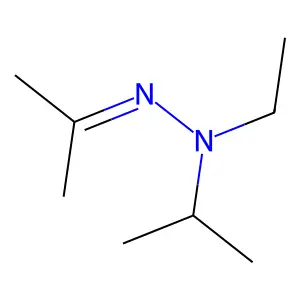 2-Propanone, ethyl(1-methylethyl)hydrazone structure