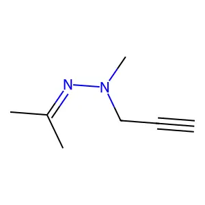 2-Propanone, methyl-2-propynylhydrazone structure