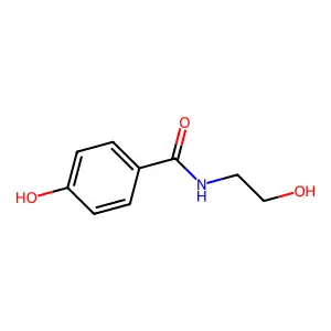 N-(2-羟乙基)-4-羟基苯甲酰胺 structure