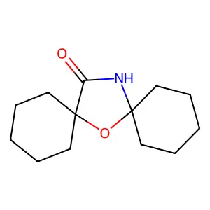 7-Oxa-14-azadispiro(5.1.5.2)pentadecan-15-one structure