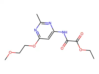 4-Carbethoxy-carbonilamino-2-methyl-6- pyrimidine structure
