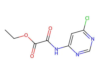 Acetic acid, ((6-chloro-4-pyrimidinyl)amino)oxo-, ethyl ester structure