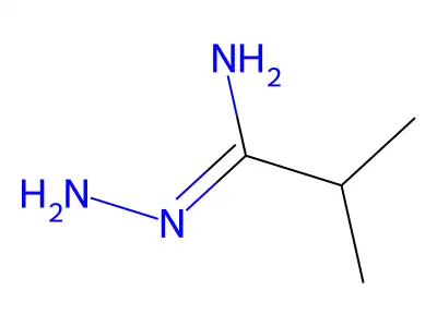 N-Amino-2-methylpropanimidamide structure
