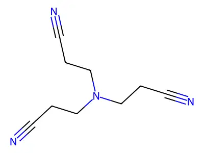 3,3',3''-氮杂三(丙腈) structure