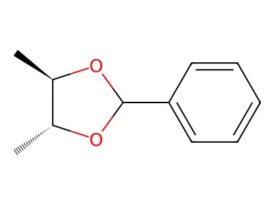 1,3-Dioxolane, 4,5-dimethyl-2-phenyl- structure