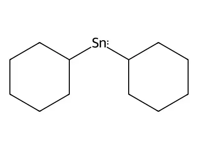 Stannane, dicyclohexyl- structure