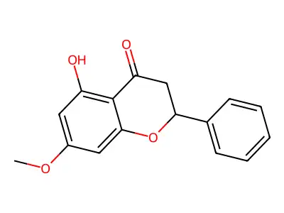 Pinostrobin structure